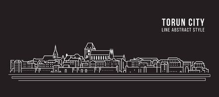 Cityscape Building Line artのイラスト素材
