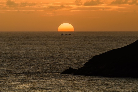 Romantic Destination Phuket Sunset,Thailand の写真素材