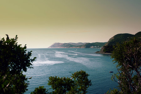 Black sea landscapeの写真素材