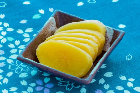 Japan traditional food "Takuan"の写真素材