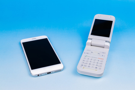Smartphone and mobile phoneの写真素材