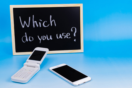 Smartphone and mobile phoneの写真素材