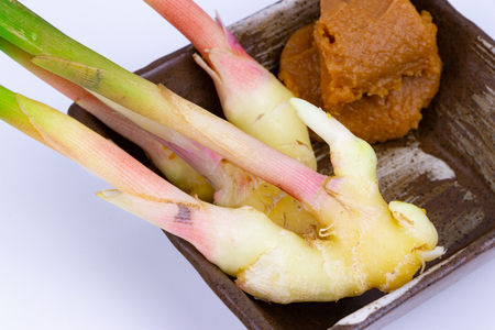 Raw Ginger and Misoの写真素材