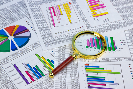 Graph business imageの写真素材
