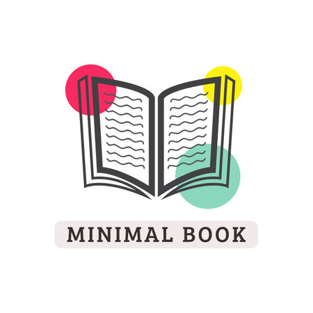 Book Logo Creative Education Vector Design Templateのイラスト素材