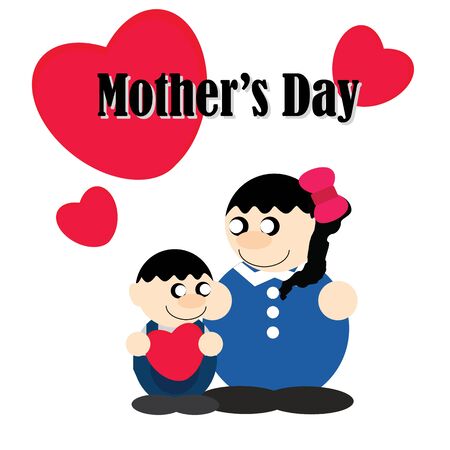 Mother's Dayのイラスト素材