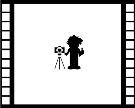 Camera Film Wallpaperのイラスト素材