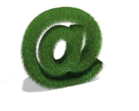 green e-mailの写真素材