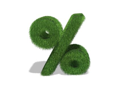 green percentageの写真素材