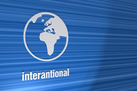 3d illustration internationalの写真素材