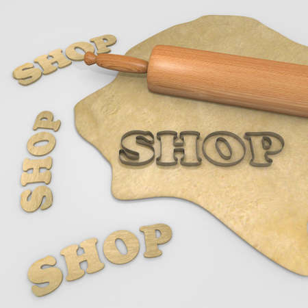  cookies  decoration shopの写真素材