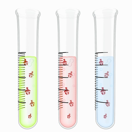 Mint cream  isolated research 3d graphic with medical baby symbol particles in test glassの写真素材