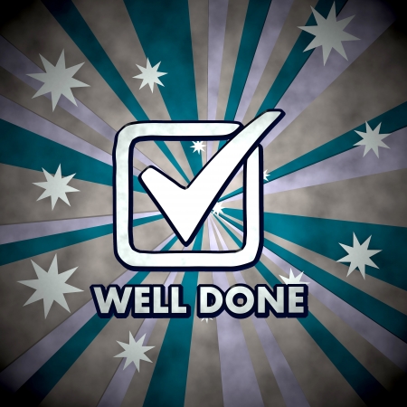 Medium Persian blue  perfect vintage 3d graphic with good well done symbol  on retro star backgroundの写真素材