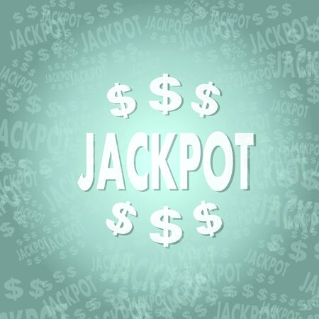 trendy jackpot symbol background with space for own textの写真素材