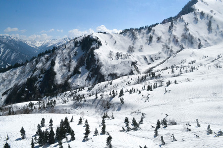 The mountain in japanのeditorial素材