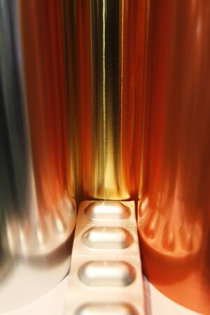 &#3642;Blister is polished aluminum.の写真素材