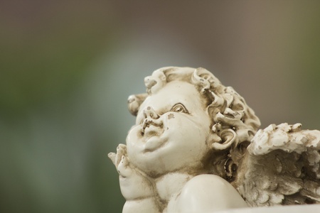 Cupid, Closeup of marble の写真素材