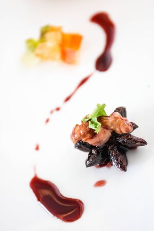 Pork stewed in the gravyの写真素材