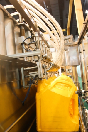 Filling machine for the oil or petrol industryの写真素材