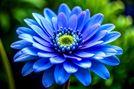 Close up of blue flower, Thailand.の写真素材