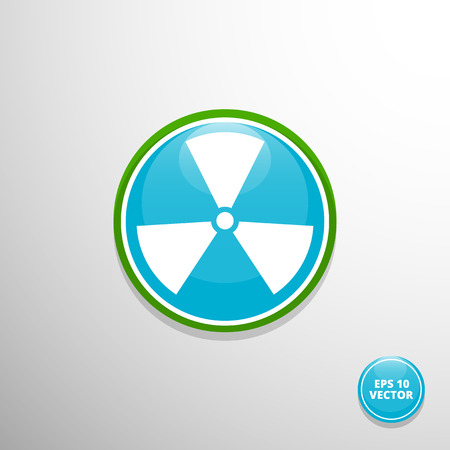 Vector radiation symbolのイラスト素材