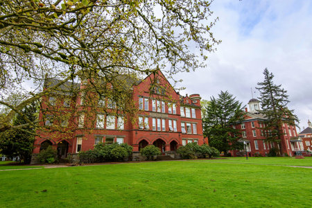 The University of Liverpool is a public research university in Liverpool, England.の写真素材