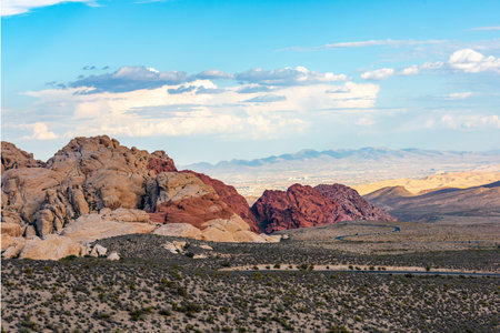 Valley of Fire State Park in Nevada, United States of Americaの写真素材