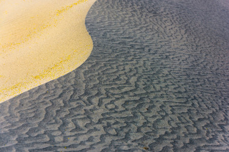 Sand dunes on the island of Lanzarote, Canary Islands, Spain