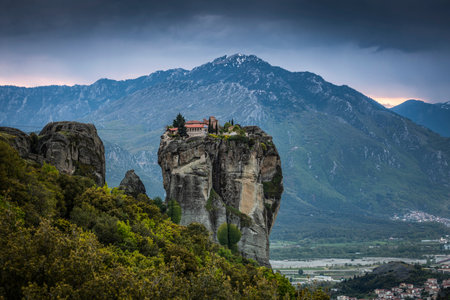 The Holy Monastery of Varlaam in Meteora, Greeceの写真素材