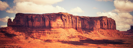 Monument Valley, Arizona, USA. Panoramic view.の写真素材