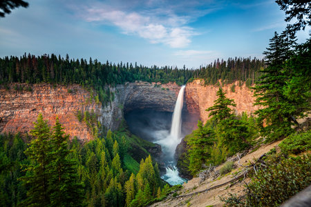 Yosemite Falls, Yosemite National Park, California, usaの写真素材
