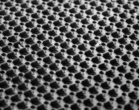 The texture of the rubber mat. Close up.