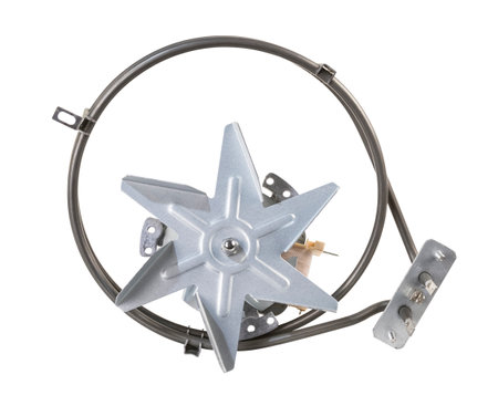 Metal fan on white background.の写真素材