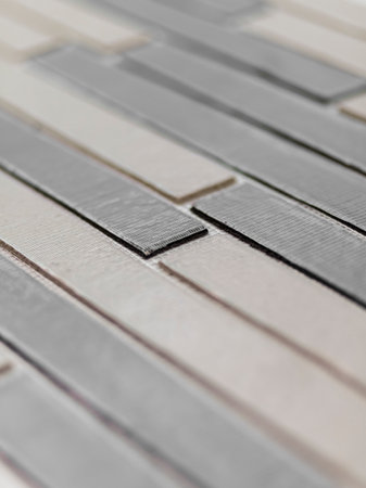 Flexible brick on a white background.の写真素材