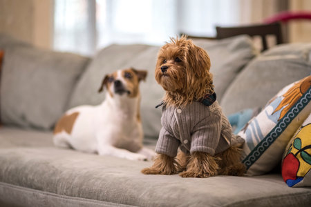 Yorkshire Terrier and Jack Russell Terrier.
