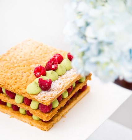 French dessert cakeの写真素材