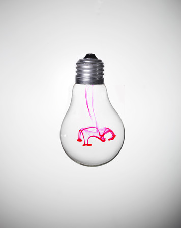 Dissolved color of lampの写真素材