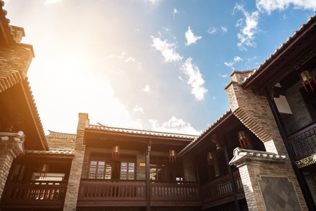 Chinese folk classical gardenのeditorial素材