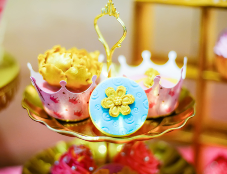 Candy bar in restaurantの写真素材