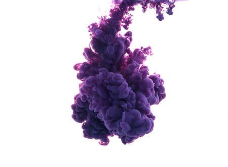 abstract formed by color dissolving in waterの写真素材