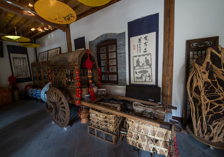 Traditional chinese exhibition itemsのeditorial素材