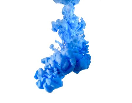abstract formed by color dissolving in waterの写真素材