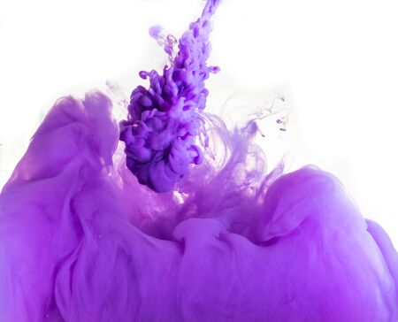 abstract formed by color dissolving in waterの写真素材