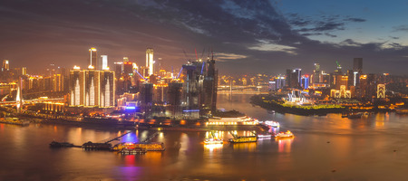 city scenery in Chongqing, Chinaの写真素材