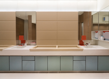 Public toilets for mothers and babies in shopping mallsのeditorial素材