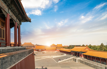 Beijing, China Forbidden Cityのeditorial素材
