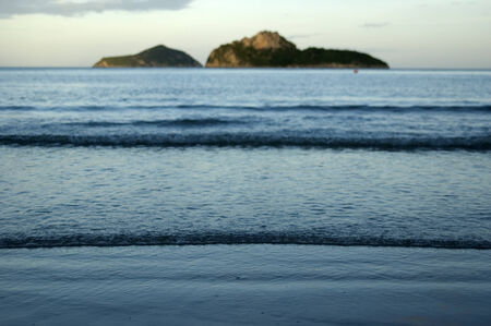 The evening seaの写真素材