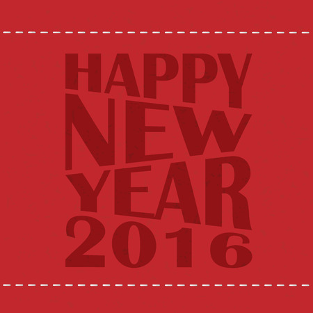 2016 Happy new year greeting card,  Vector illustration Eps 10のイラスト素材