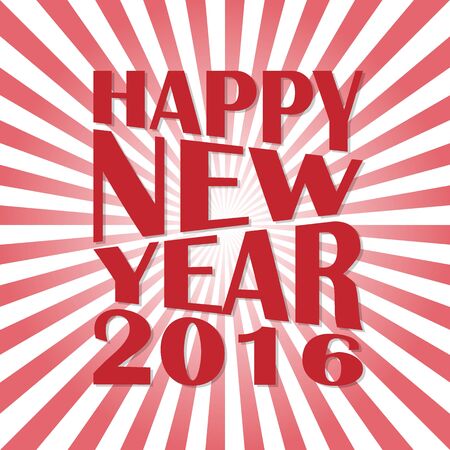 2016 Happy new year greeting card,  Vector illustration Eps 10のイラスト素材