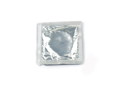 Condom protects against sexually transmitted diseases.の写真素材
